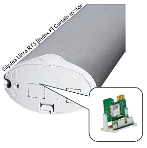 Установка модуля Zigbee в двигатель Somfy Glydea Ultra